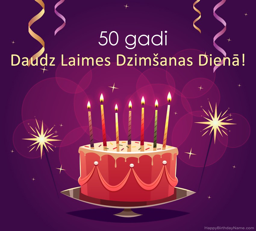 Bilder mit Namen 50 gadi